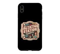 Custodia per iPhone XS Max Breastfeeding & Pumping Humor, Nursing Top, Lactating Mom