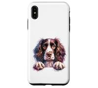 Custodia per iPhone XS Max Brittany English Springer Spaniel Cocker Spaniel Dog Face