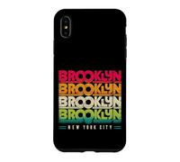 Custodia per iPhone XS Max Brooklyn New York City Retro Typography Travel Art