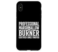 Custodia per iPhone XS Max Bruciatore professionale per marshmallow divertente da campeggio