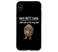 Custodia per iPhone XS Max Bruh Dont Look At My Frog Butt Game Meme