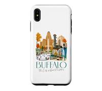 Custodia per iPhone XS Max Buffalo, skyline di New York, souvenir della città dei buoni vicini