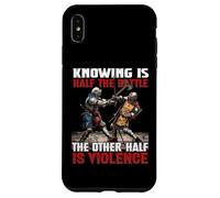 Custodia per iPhone XS Max Buhurt cavaliere giocatore guerriero con armatura a piastre