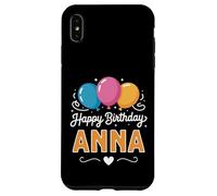 Custodia per iPhone XS Max Buon compleanno Anna