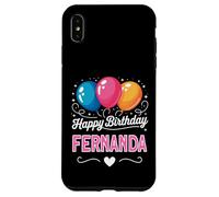 Custodia per iPhone XS Max Buon compleanno Fernanda
