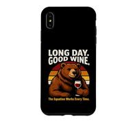 Custodia per iPhone XS Max Buon vino lungo giorno L'equazione funziona ogni volta