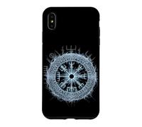 Custodia per iPhone XS Max Bussola vichinga Vegvisir Walhalla rune nordica