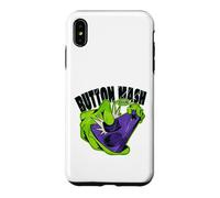 Custodia per iPhone XS Max Button Mash Club Retro Gaming Arcade Player Videogioco