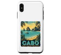 Custodia per iPhone XS Max Cabo San Lucas Messico - Vacanza al mare retrò vacanze di primavera