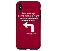 Custodia per iPhone XS Max Caddyshack Two Wrongs Don't Make a Right
