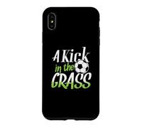 Custodia per iPhone XS Max Calcio da calcio "Kick In The GrASS"