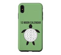 Custodia per iPhone XS Max Calendario lunare con 13 tartarughe lunari e conchiglie
