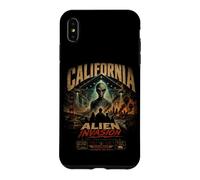 Custodia per iPhone XS Max California Alien Invasion Retro UFO UAP Extraterrestre