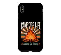 Custodia per iPhone XS Max Campfire Life Cuore Di Campeggio Campeggio