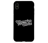 Custodia per iPhone XS Max Campione di Cristo, Uomini, Donne e Giovani
