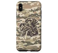 Custodia per iPhone XS Max Cane da laboratorio retrò, mimetico, mimetico, da laboratorio, Labrador Southern