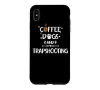 Custodia per iPhone XS Max Cani da caffè e traptiro | Skeet Trap Clay Shooting