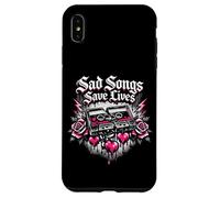Custodia per iPhone XS Max Canzoni tristi salvano vite Emo Design