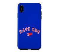 Custodia per iPhone XS Max Cape Cod Boston Massachusetts Baseball Logo Abbigliamento