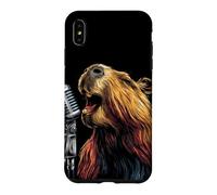 Custodia per iPhone XS Max Capibara canto piacevole per ragazzi e ragazze karaoke