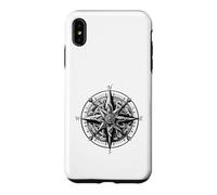 Custodia per iPhone XS Max Capitano della rosa dei venti sulla barca con volante