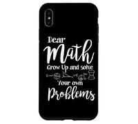 Custodia per iPhone XS Max Cara matematica crescere e risolvere i tuoi problemi Algebra Nota