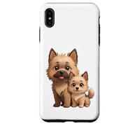 Custodia per iPhone XS Max Carino Cairn Terrier Dog and Puppy Pet Lover Art
