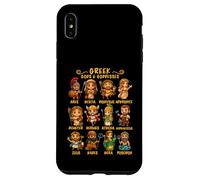 Custodia per iPhone XS Max Carino Chibi antica mitologia greca Dei e dee