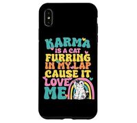 Custodia per iPhone XS Max Carino Karma è un gatto furring nel mio giro perché mi ama