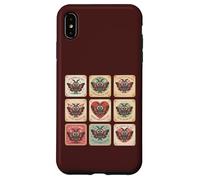 Custodia per iPhone XS Max Carino Mothman Valentine Puns Cryptid Lover Cards