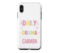 Custodia per iPhone XS Max CARMEN Personalized Name Funny Cute Custom CARMEN Name