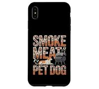Custodia per iPhone XS Max Carne affumicata per cani, divertente barzelletta alla griglia