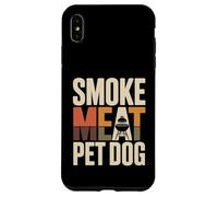 Custodia per iPhone XS Max Carne affumicata per cani, divertente barzelletta alla griglia