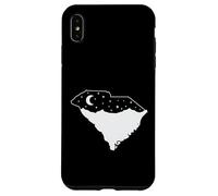 Custodia per iPhone XS Max Carolina del sud, mappa, con, orizzonte,