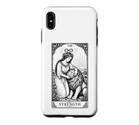Custodia per iPhone XS Max Carta dei Tarocchi Vintage Zodiaco Leone Strega Celeste Astrologia