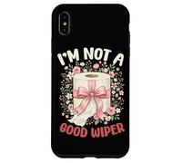 Custodia per iPhone XS Max Carta igienica Joke Umorismo Im not a Good Wiper