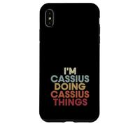 Custodia per iPhone XS Max Cassius Name Cassius Personalized Name First Given