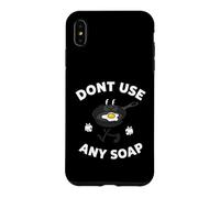 Custodia per iPhone XS Max Cast Iron Skillet Funny Dont Use Any Soap Retro Pan