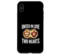 Custodia per iPhone XS Max Cattolico Immacolato e Sacro Cuore