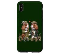 Custodia per iPhone XS Max Cavalier King Charles-Spaniel - Coppia di cani vaga in Inghilterra