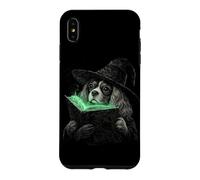 Custodia per iPhone XS Max Cavalier King Charles Spaniel Halloween Dog Lover Strega