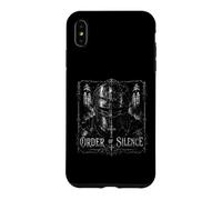Custodia per iPhone XS Max Cavaliere medievale gotico scuro dell'ordine del silenzio