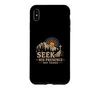 Custodia per iPhone XS Max Cercate la Sua Presenza Non Cose Montagne Cristiane