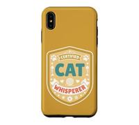 Custodia per iPhone XS Max Certified Cat Whisperer Kitten Lover