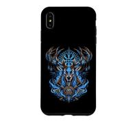 Custodia per iPhone XS Max Cervo vichingo Eikthyrnir vichinghi rune valhalla celti