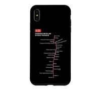 Custodia per iPhone XS Max Changzhou Train Railway - Souvenir Route Map China