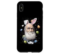 Custodia per iPhone XS Max Charles Darwin Evolution Theory Easter Rabbit Egg Bunny Earars