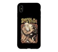 Custodia per iPhone XS Max Charles Darwin Monkey Sopravvivenza Dell'evoluzione Più Forte