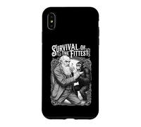 Custodia per iPhone XS Max Charles Darwin Monkey Sopravvivenza Dell'evoluzione Più Forte