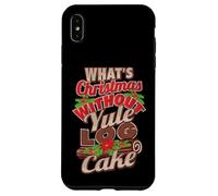 Custodia per iPhone XS Max Che cosa è Natale Senza Yule Log Torta di Natale
